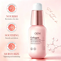 Sérum Anti-Âge au Collagène et Nicotinamide Marque Blanche, Formule Hydratante Éclaircissante et Raffermissante pour la Peau, Nicotinamide Best-Seller