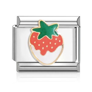 Modular Bracelet Stainless Steel DIY Charm Set Women's Fashion Jewelry Gift Heart Crown Butterfly Lips Star Fruit Design - Product Image 3