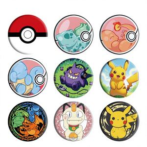 ポケモン ソフトエナメルブローチ 58mm 漫画ピンバッジ かわいいピカチュウ アニメペンダント 記念品デコレーション 卸売 - Product Image 3