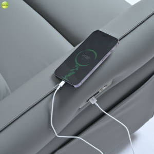 <span class=keywords><strong>Fauteuil</strong></span> inclinable pivotant multifonctionnel <span class=keywords><strong>en</strong></span> <span class=keywords><strong>cuir</strong></span> PU au design moderne, ergonomique, pour le bureau ou la salle de lecture - Product Image 2