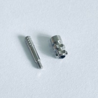 Dentium Super Line Compatible Impression Coping en alliage de titane, conception combinée pour transfert sur plateau ouvert et fermé