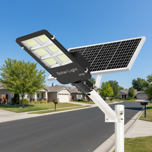 Vente directe du fabricant, <span class=keywords><strong>prix</strong></span> compétitif, <span class=keywords><strong>lampadaire</strong></span> <span class=keywords><strong>solaire</strong></span> LED certifié CE, batterie au lithium, indice de protection IP67, garantie de 2 ans, pour les bureaux et les allées - Product Image 1