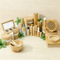 Kit Cosmétique en Bambou à Source Directe : Tube de Baume à Lèvres, Bol à Masque, Mascara, Poudre Compacte – Vente en Gros Direct Fabricant