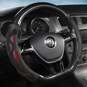 Funda Universal antideslizante para <span class=keywords><strong>volante</strong></span> de coche, cubierta de 38CM con textura fácil de limpiar, duradera, en forma de O y <span class=keywords><strong>D</strong></span> - Product Image 5