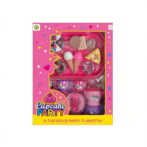 Ensemble de jouets en plastique pour fête de cupcakes 43x34x8 cm pour filles, cuisine de jeu amusante - Product Image 3