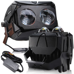 Nouveau 50W 3000K & 6000K double couleur 2 pouces Mini lumière de conduite pour phare de lentille de projecteur Led - Product Image 3