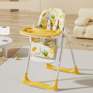 Chaise haute pliable <span class=keywords><strong>pas</strong></span> chère pour enfants avec balançoire et table à manger intégrée – Offre spéciale - Product Image 2