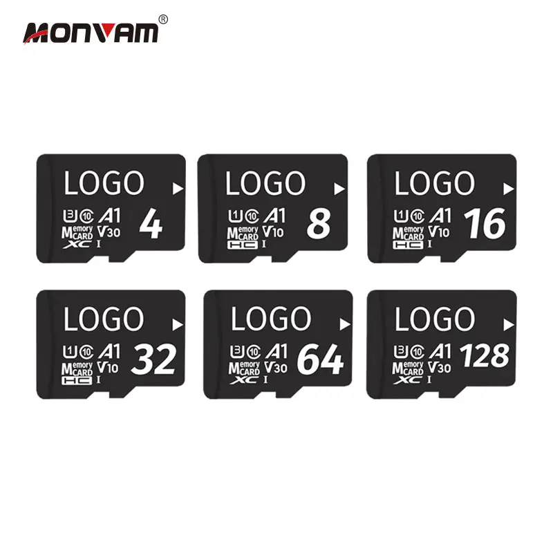 Customizable Logo Large Capacity 16gb 32gb 64gb High-speed Sd Mobile Phone Tablet Memory Tf Card