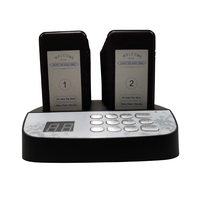Téléavertisseurs JT-911 avec 16 récepteurs bouton d'appel de bip système d'appel de commande de nourriture sans fil téléavertisseur de Restaurant pour café Bar