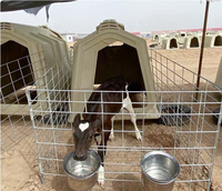 Cage pour bétail en plastique PP HUAYI HY-Calf House, état neuf, pour vaches laitières, moutons, veaux, équipement d'élevage
