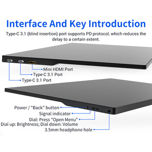 Портативный 15,6 дюймов FHD 2K 144 Гц IPS светодиодный сенсорный экран для ноутбука расширитель Type-C интерфейс игровой монитор для коммутатора Mac - Product Image 6
