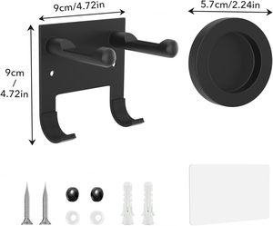 Soporte de secador de pelo Sonic con 4 anillos magnéticos para almacenamiento de accesorios con arreglo de cables - Product Image 2