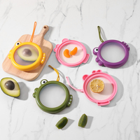 Ui-opslag Avocado Saver 4-delige anti-oxidatie siliconen fruit- en voedselbewaarboxen multifunctionele koelkastorganizer