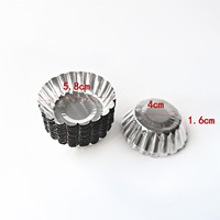 Reposteria Einweg-Aluminium folien becher 200 Stück für Muffin Cupcake Liner Eierkuchen Zinn Gelee Form Behälter Back zubehör