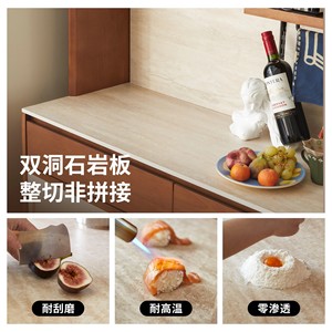 Solid Wood <b>Sideboard</b> Vintage Style Storage Cabinet For Living Room <b>Kitchen</b> Use - Product Image 3