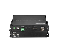Convertisseur Fibre Optique SM 4K HL-H420iL-Plus Prix Usine avec Prise en Charge Audio IR, Extension Optique 10KM, Sortie en Boucle, Câble LC