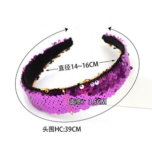 ที่คาดผมสไตล์ยอดนิยม2024ที่คาดผมประดับเลื่อมแวววาว - Product Image 4