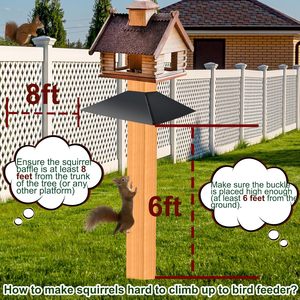 Металлический дефлектор для кормушки для птиц 4x4 - Product Image 5