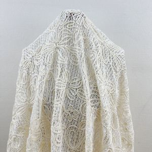 Nuevo Tejido de Malla Hueca con Bordado de Cordón, Material de Encaje <span class=keywords><strong>Floral</strong></span> 3D para Vestidos de Novia - Product Image 6