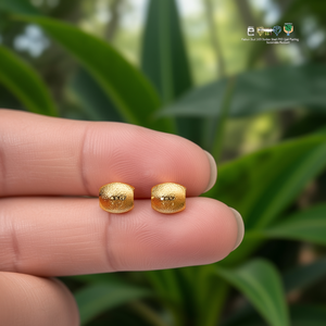 Boucles d'oreilles tendance en acier inoxydable 316L avec placage or PVD, durables et résistantes - Product Image 3