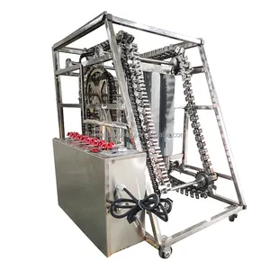 High Efficiency Meat Skewer Kebab Machine Safe Barbecue Equipment Stainless Steel Brazilian Bbq Machine