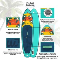 [SF Express Livraison Gratuite] Planche à Pagaie Gonflable pour Débutants - Planche de Surf Gonflable Antidérapante en PVC 0,9 mm
