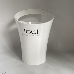 Sáo Rượu Vang Trắng/Sâm Panh Hoa Tulip Thanh Lịch Bằng Nhựa - Product Image 4