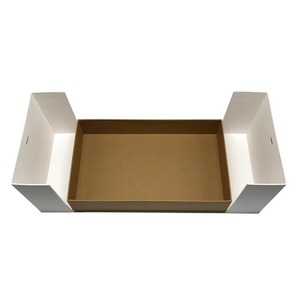 <b>White</b> Foldable Gift <b>Box</b> with Ribbon Closure for Wedding Birthday Party Packaging - Product Image 6