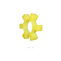Accouplement à pince haute performance T 50-t 200 en polyuréthane jaune PU avec élément en aluminium de type araignée