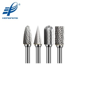 Loại m Đơn cắt đồng brazed hình nón tip Tungsten Carbide Rotary Burrs tập tin cho mài deburring cắt - Product Image 4