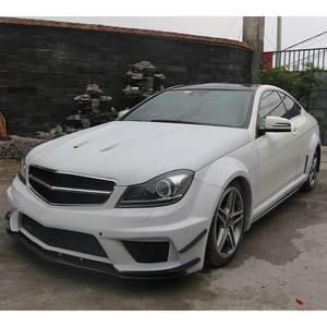 Kit de carrocería para modificación de automóvil 2007-2014, parachoques delantero, capó, guardabarros, parachoques trasero para Benz W204 C63 - Product Image 3