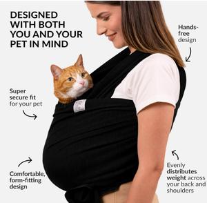 Pet tek kollu çanta anti-anksiyete kedi Sling köpek Sling taşıyıcı küçük köpekler ve kediler için - Product Image 5