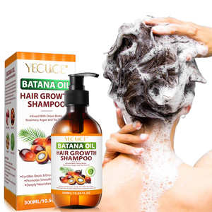 Champú para el Crecimiento del Cabello con Aceite de Batana de YECUCE, 300 ml, Nutre Profundamente el Cabello y el Cuero Cabelludo, Deja el Cabello Suave y Brillante, para Logotipo Personalizado de Fábrica - Product Image 1