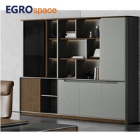 EGROspace Meuble de Rangement de Bureau en Bois de Haute Qualité, Style Moderne, avec Tiroirs pour Classement, Vente en Gros