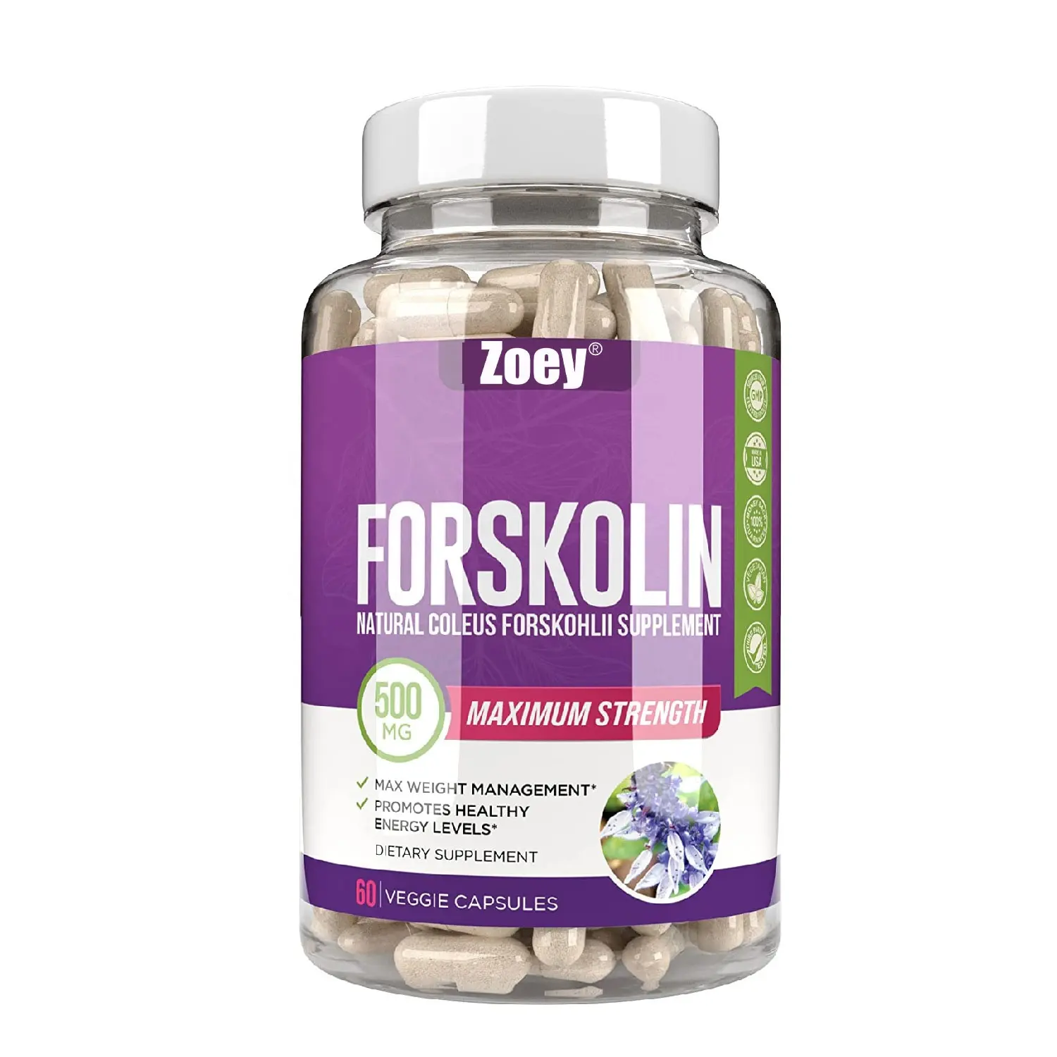 Viên Nang Giảm Cân Forskolin 500Mg Coleus Extract Thuốc Giảm Cân Keto Làm Việc Nhanh Chóng Cho Phụ Nữ Và Nam Giới Giảm Nhanh Cho Phụ Nữ Giai Điệu Nhanh