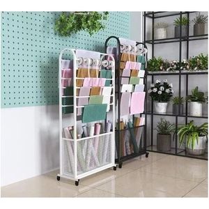 Estante de cinta de hierro para embalaje de flores, estante de exhibición de almacenamiento para el Día de la madre, suministros de tienda de flores, estante al por mayor - Product Image 4