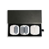 Exerciceur de mâchoire pour hommes et femmes, 3 niveaux de résistance, tablettes d'exercice de mâchoire en silicone, entraîneur de mâchoire puissant et exerciceur facial