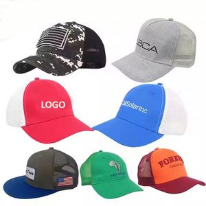 Casquette en maille de haute qualité personnalisée, casquette en maille respirante originale pour la revente - Product Image 1