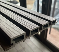 Panneau rainuré en composite bois-plastique imperméable, tailles personnalisables, panneau mural WPC pour la décoration intérieure et les loisirs domestiques