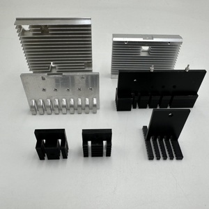 الألومنيوم الشخصي بالوعة الحرارة CNC بالقطع الألومنيوم etrued heatsinks غرفة التبريد شعاعي الصمام heatsinks - Product Image 4
