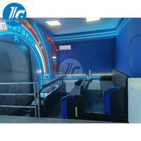 Cinéma à écran incurvé JC Naked-Eye 3D Orbital Theater pour parcs d'attractions et salles de jeux de trampoline