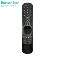 Télécommande universelle de remplacement ES-RM114-9-V avec fonction pointeur IR pour téléviseurs intelligents LG (compatible MR23GA, MR22GA)