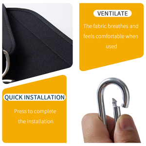 Nâng cấp tạ ngâm vành đai với chuỗi Thép Nylon Trọng lượng nâng phòng tập thể dục tập thể dục tập thể dục trọng lượng vành đai kéo lên sâu vành đai - Product Image 6