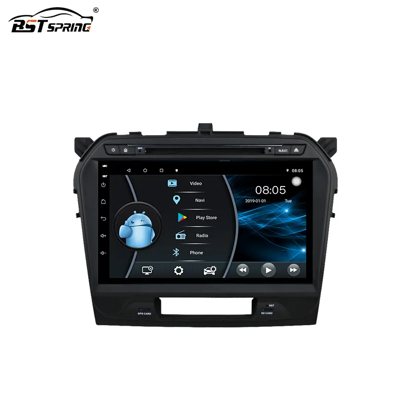 Android Auto Multimedia Dvd-Speler Voor Suzuki Vitara 2017 2018 2019 2020 Autoradio 2din Gps Navigatie Autoradio Stereo