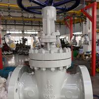 Katup Gerbang Wedge Solid 316/304/CF8/CF8M/Duplex/Hastelloy 6"/8"/10"/12" DN150/DN200/DN250/DN300 Kelas 300 RF