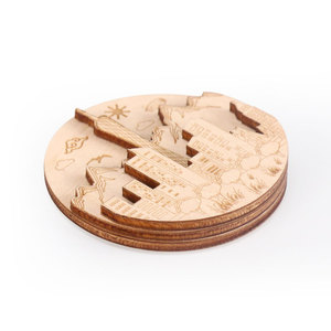 Custom Logo Promotional Gifts Cute Decoration Customised Souvenir <strong>Magnet</strong> Wooden Fridge <strong>Magnet</strong> 3d Wood Fridge <strong>Magnet</strong> - Product Image 5
