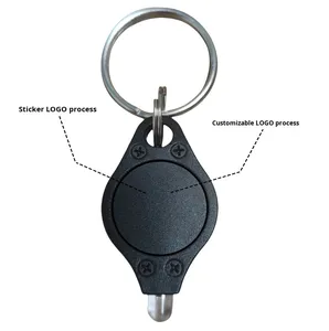 Практичный светоизлучающий брелок-фонарик с УФ-лампой для отверждения клея, мини-фонарик LED, водонепроницаемость IP54, на батарейках-таблетках, аварийное освещение - Product Image 2