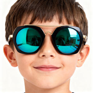 Gafas de Sol para Niños Conchen, Montura Poligonal, Protección UV400, Unisex, Modernas, para Viajes, Lentes de PC, Hechas en Wenzhou - Product Image 3