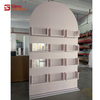 Mur de bonbons en PVC acrylique blanc personnalisé en usine pour décorations de fête d'anniversaire d'enfants