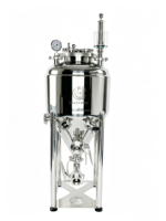 Fermenteur conique en acier inoxydable 304 de 50 L, cuve sous pression avec refroidisseur pour la fermentation de l'alcool, de la bière et du vin